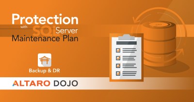 Protection with SQL Server Maintenance Plans