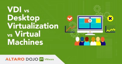 What is the difference between VDI desktop virtualization and virtual machines
