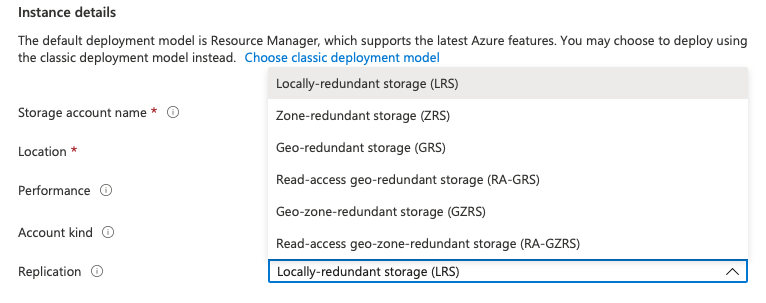 Azure Archive Storage Deployment Model