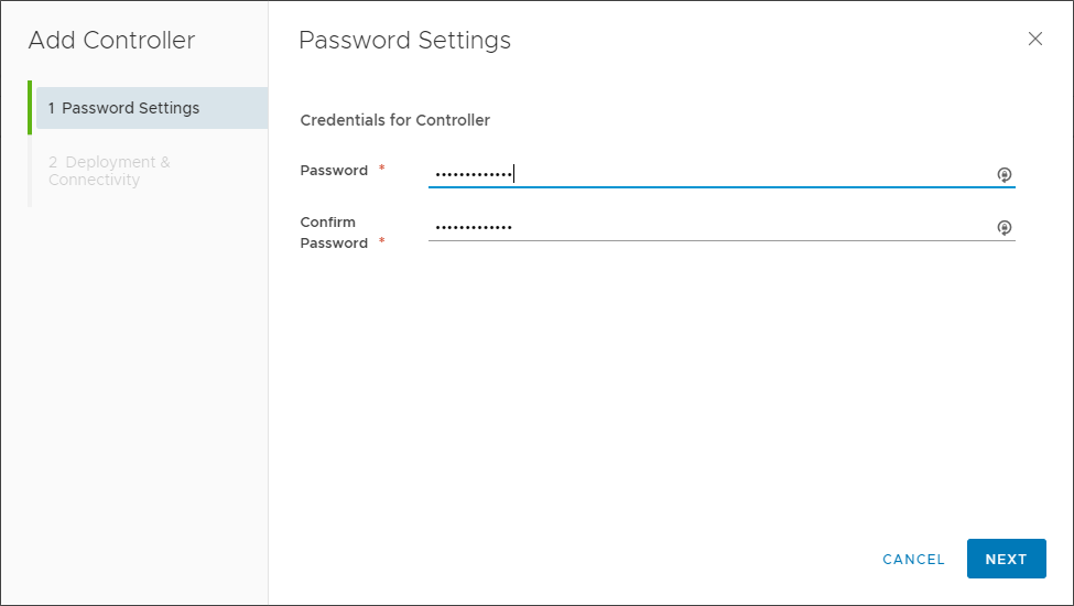 Configuring a password for the NSX Controller Node