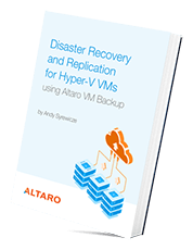 disaster recovery and replication for hyper v vms xs
