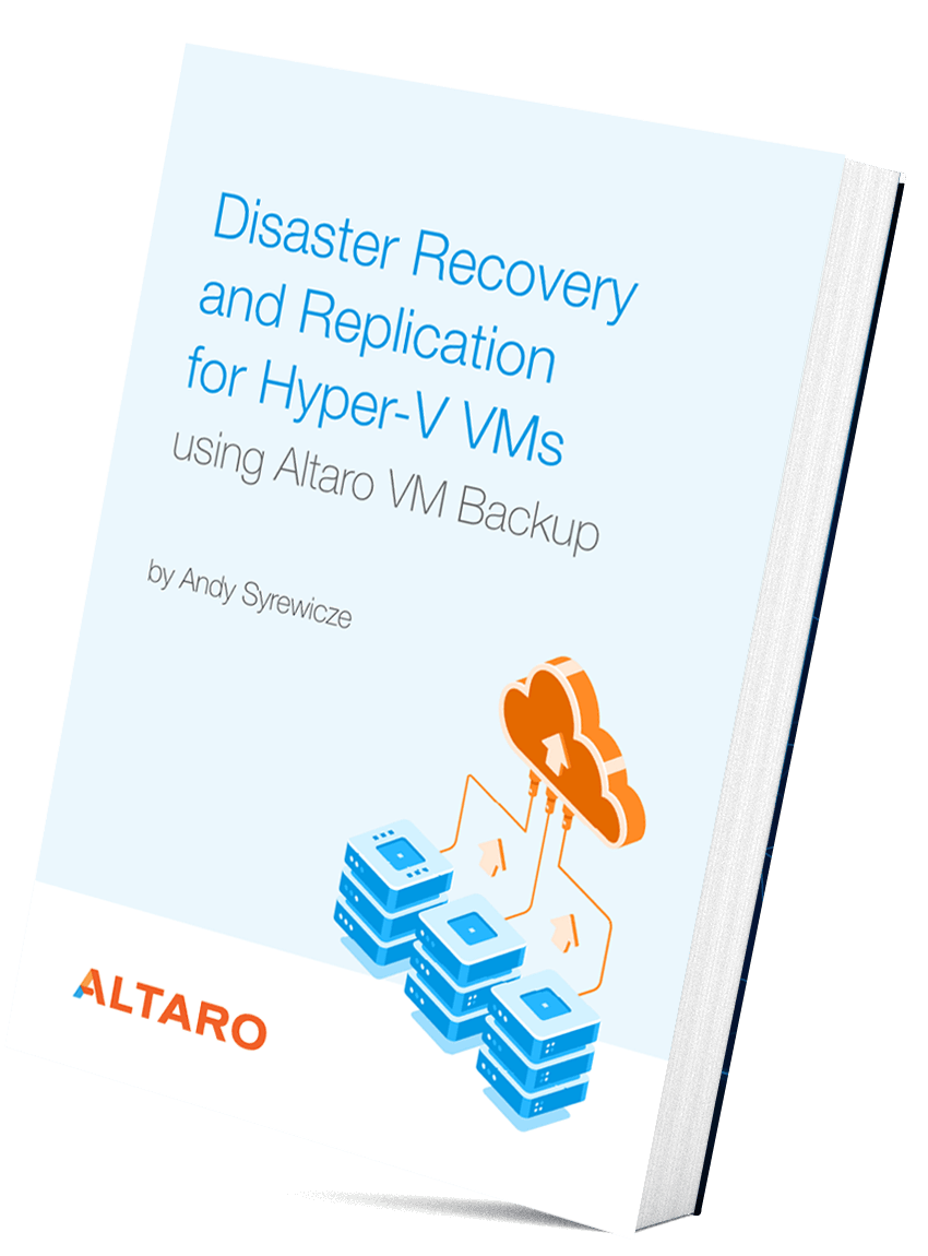 disaster recovery and replication for hyper v vms