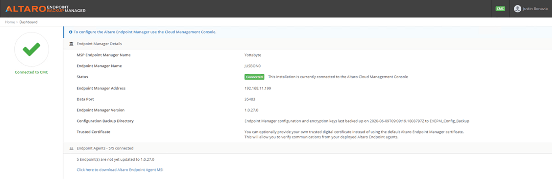 Altaro Endpoint Backup Manager