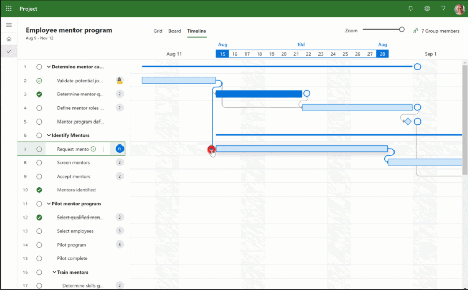 Microsoft Project provides robust project management features for enterprise organizations