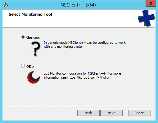 NSClient++ Monitoring Option