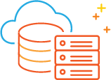 Server Storage Cloud-Symbol