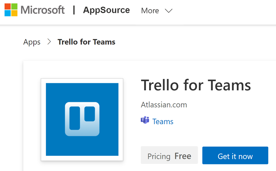 Trello for Microsoft Teams allows businesses to manage their projects within Teams