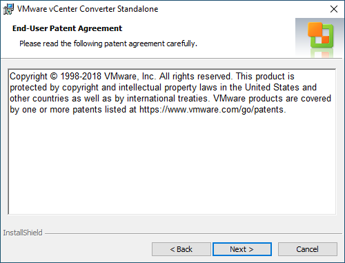 VMware Converter patent agreement